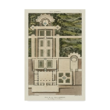 Bonnard 'Plan De La Villa Barberini' Canvas Art,16x24